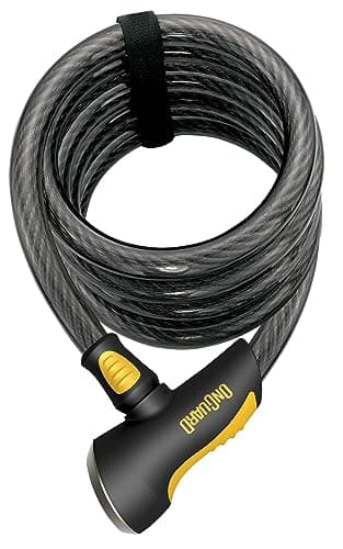 Image of Onguard Doberman 8027 Coil Cable Lock, 185cmx15mm, Black