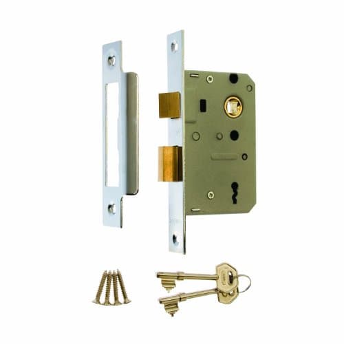 Image of Era 473-61 2.5-inch/ 64mm 3 Lever Sashlock - Chrome Effect