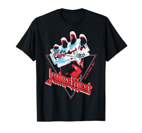 Image of Judas Priest British Steel Graphic Picture T-Shirt