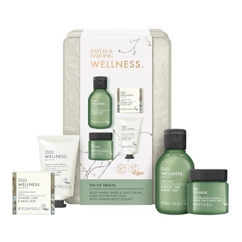 Image of Baylis & Harding Wellness Tin Of Treats Gift Set (Pack of 1) - Vegan Friendly