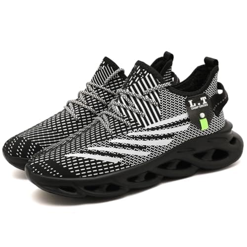 Image of XKOWUO Men's Walking Shoes Winter Warm Outdoor Waterproof Sneaker Running Non-Slip Fashion Comfortable Lightweight Black Size 10