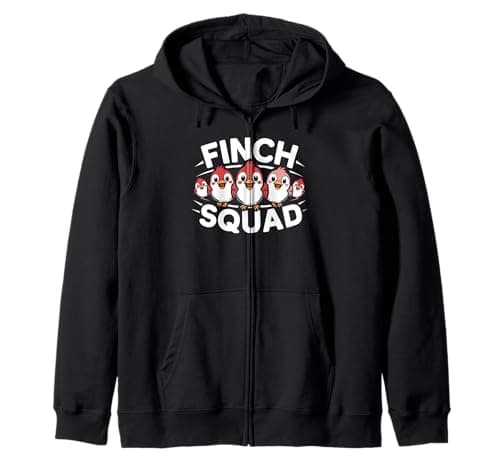 Image of Finch Squad Design for Finch Lover Stuff | Cool Finch Zip Hoodie
