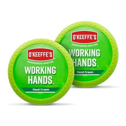 Image of O'Keeffe's Working Hands, 96g Jar (2 Pack) - Hand Cream for Extremely Dry, Cracked Hands | Instantly Boosts Moisture Levels, Creates a Protective Layer & Prevents Moisture Loss