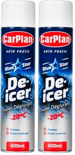 Image of CarPlan Blue Star De-Icer 600ml (Pack of 2)
