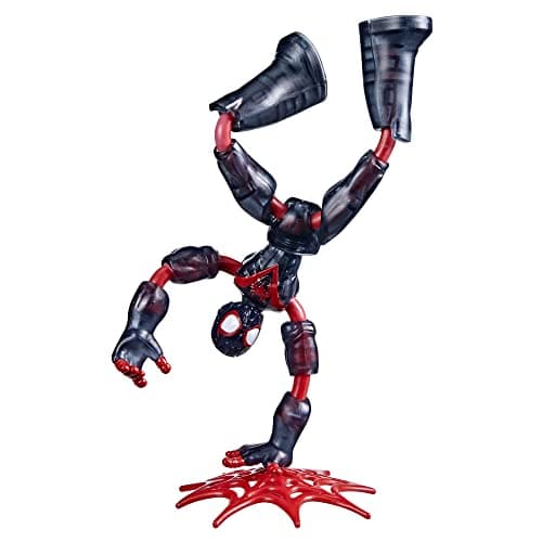 Image of Spider-Man Hasbro Marvel Bend and Flex Missions Miles Morales Space Mission Figure, 15-cm-scale Bendable Toy for Ages 4 and Up, Multicolor, F3844