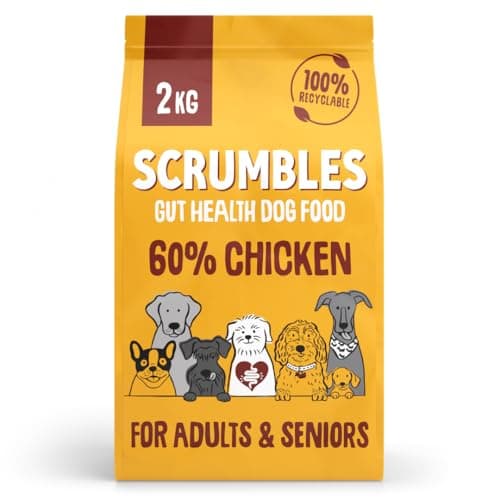 Image of Scrumbles Dry Dog Food with Fresh Chicken, 2 kg (Pack of 1),package may vary