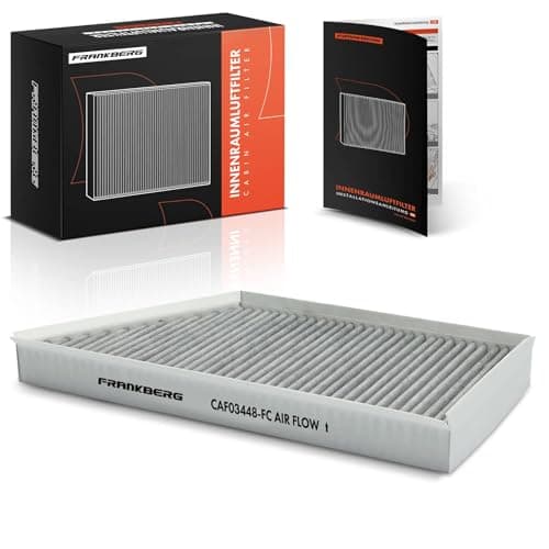 Image of Frankberg Cabin Air Filter Filter insert Compatible with 206 CC 2D 206 Hatchback 2A/C 206 Saloon 206 SW 2E/K 206 + 2L 2M Replace# 9624701380