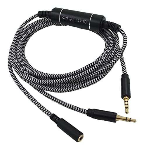 Image of Yaowanguan Party Chat Link Pro Cable w/Noise Cancelling Adapter for Elgato Game Capture HD60 S+/HD60/HD60 Pro Nintendo Switch/Xbox One/Xbox Series X/S/PS4/PS5(2.6m/8.5ft)