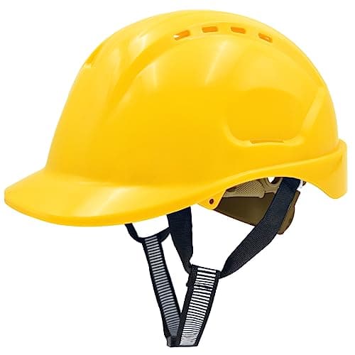 Image of MUSTBAU Hard Hats Construction Safety Helmet Wheel Ratchet Adjust Hard Hat 52-66 cm for Scaffolding, Construction and Tradesmen EN 397