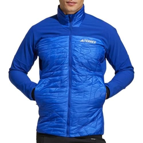 Image of adidas Xpr Varil Hyb Men's Blue Down Jacket, Blue, L