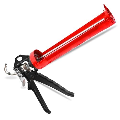 Image of G4GADGET Heavy Duty Sealant Caulking Gun - 310ml (0.3L) | Extra Strong Skeleton Applicator for Sealants, Silicones and Adhesives | Professional Grade with Ergonomic Grip & Rotating Barrel