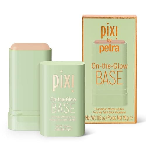 Image of Pixi Beauty On-the-Glow Base| Tinted Moisturizer Foundation Stick | Beige: Medium, neutral shade| 0.6 oz / 19g