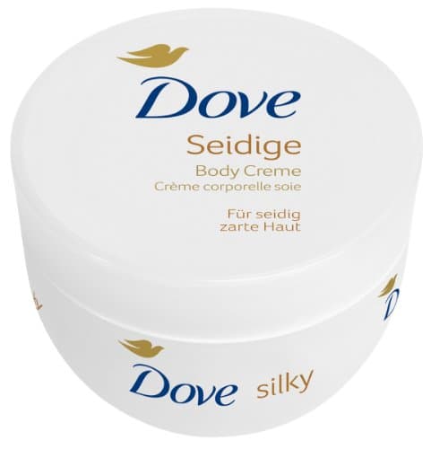 Image of Dove Body Silk Body Cream for Dry Skin 300 ml Pack of 4