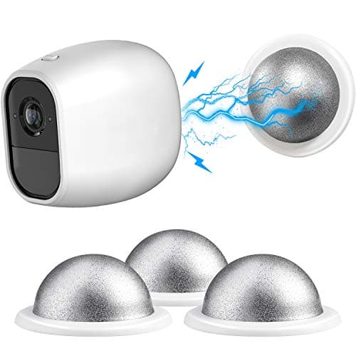Image of Frienda Metal Magnetic Mount Camera Security Ceiling/Table/Wall Mount Compatible with Arlo, Arlo Pro, 3 Pack (White)