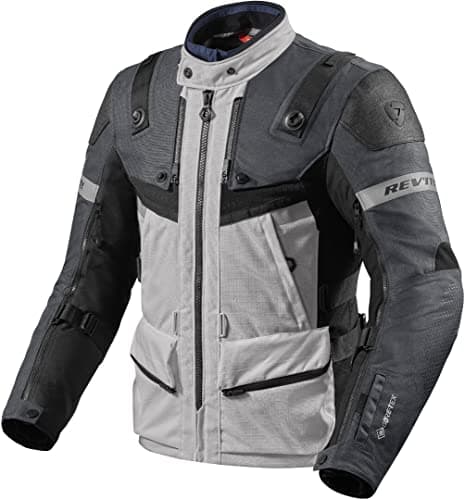 Image of REV'IT! Revit Defender 3 GTX Motorcycle Textile Jacket, silver/anthracite, M