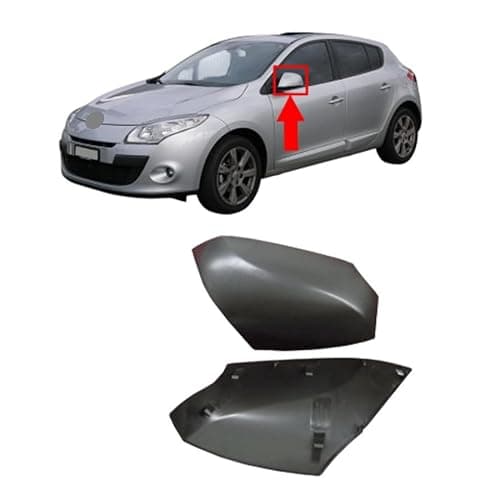 Image of appRUN Wing mirror replacement cover for Renault Megane MK3 963740063R (Left, One Size)