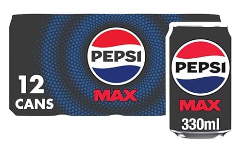 Image of Pepsi Max Cans, 12 x 330ml