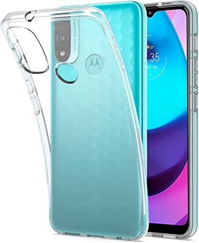 Image of KP TECHNOLOGY Moto E20 / Moto E30 / Moto E40 Case - Thin Soft Silicone Gel Case Cover for Motorola Moto E20 E30 E40 (CLEAR)