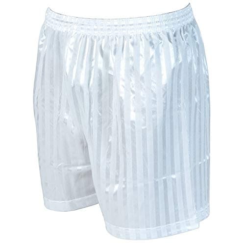 Image of Precision Striped Continental Football Shorts 38-40 inch White