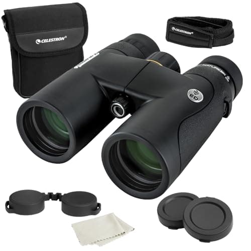 Image of Celestron 72332 Nature DX ED 8x42 Outdoor and Birding Binoculars with Extra-Low Dispersion Objective Lenses, Fully Multi-Coated with BaK-4 Prisms, Rubber Armoured, Fog & Waterproof