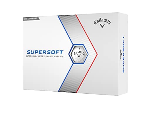 Image of Callaway Golf Supersoft Golf Ball 2023, White