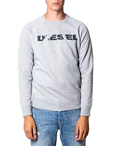 Image of Diesel Men's Sweatshirt, lightgrey, L