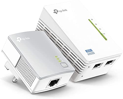 Image of TP-Link TL-WPA4220KIT 2-Port Powerline Adapter WiFi Starter Kit K Plug (Renewed)