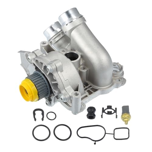 Image of X AUTOHAUX Car Water Pump Replacement 06H121026CF for Audi A3 A4 A5 A6