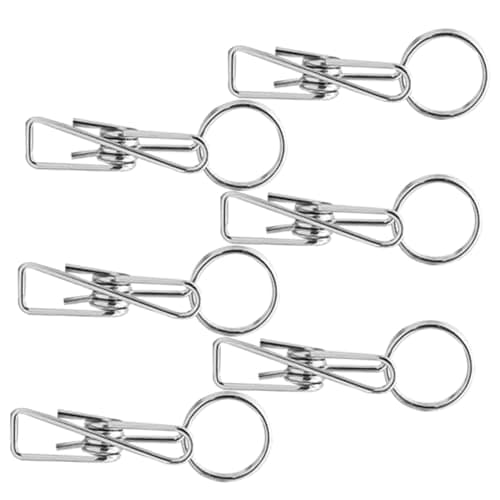 Image of VOSAREA 6pcs Photo Holder Note Holder Metal Fish Dual-sided Clip Tabletop Display for Wedding Reception Centerpieces Adorable Picture Clamp for Desktop Memo