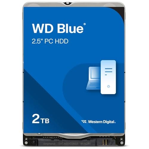 Image of Western Digital 2 TB SATA 2.5 Hard Drive - Blue