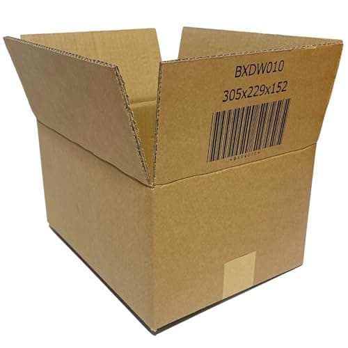 Image of W.E. Roberts Strong Double Wall Cardboard Boxes (Pack of 15) - Boxes for posting, Boxes for moving house, Packing boxes, Postal Shipping Boxes (305mm x 229mm x 152mm (12 x 9 x 6"))