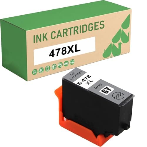 Image of 478XLGY Grey Ink Cartridges Compatible for Epson 478XL GY C13T04F64010 Ink for Expression Photo HD XP-15000 XP15000 Printer 1 Pack
