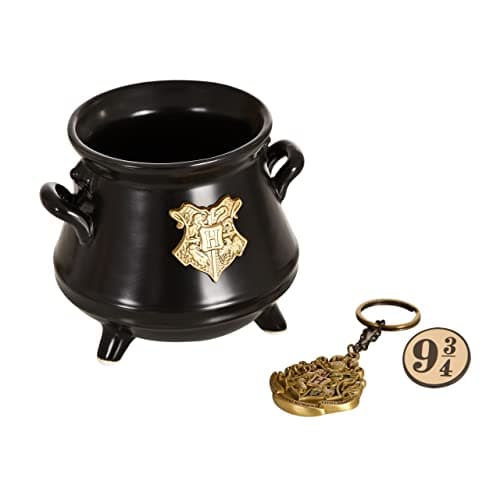 Image of ABYSTYLE - Harry Potter Premium Gift Set 3D Mug + 3D Keyring + Pin