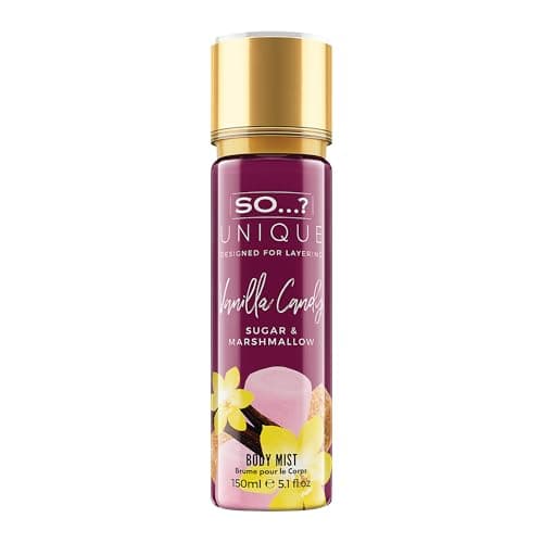 Image of So…? Unique Womens Vegan Vanilla Candy Body Mist Fragrance Spray 150ml