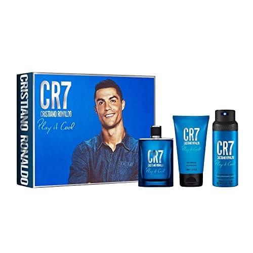Image of Cristiano Ronaldo Play It Cool 3 Piece Gift Set: Eau De Toilette 100ml - Shower Gel 150ml - Body Spray 150ml