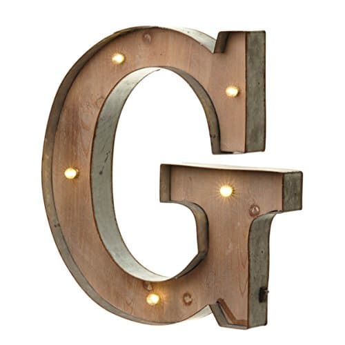 Image of Heaven Sends Vintage Illuminated Carnival Lights - A-Z - Choice of Alphabet Letters (Letter G)