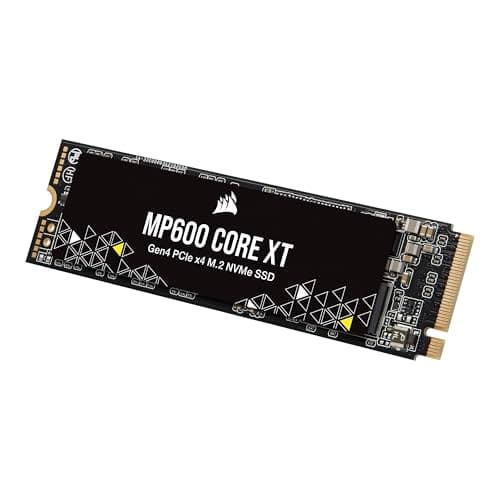 Image of Corsair MP600 CORE XT 2TB M.2 PCIe Gen4 NVMe SSD – Up to 5900MB/s – QLC NAND – M.2 2280 – For PCIe 4.0 Notebooks and Desktops – Black
