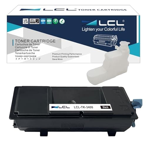 Image of LCL TK-3400 12500 Pages Toner Cartridge Replacement for Kyocera TK3400 TK-3400 1T0C0Y0NL0 Replacement for Kyocera ECOSYS PA4500 PA4500x MA4500 MA4500x MA4500fx (1 Pack)