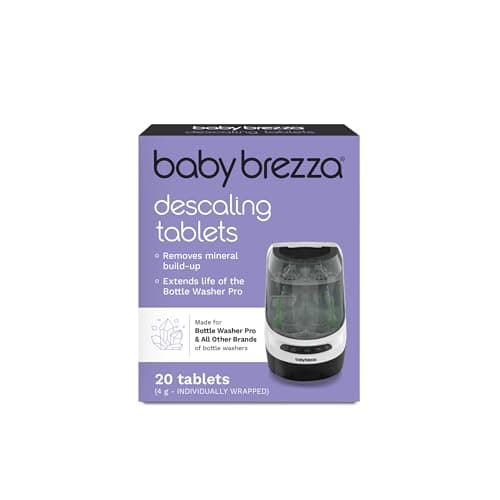 Image of Baby Brezza Descaling Tablets for Baby Brezza Bottle Washer Pro Only | Feeding Bottles - Pack of 20 Tablets