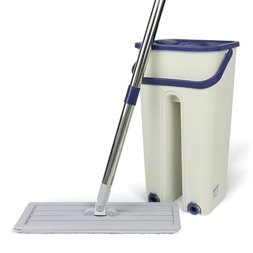 Image of Mop PRO Multi-Functional Wash & Dry Mop and Bucket Set Flat Squeeze 360° + Pads (Five + Two Cloths