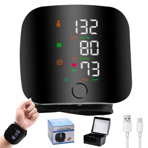 Image of ADDLIVE Wrist Blood Pressure Monitors, Automatic Accurate Blood-Pressure Monitor with Large LCD Display, Blood Pressure Machine Powered Voice Broadcasting for Adult Elder at Home or Travel Use