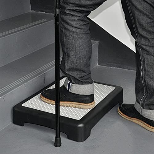 Image of Anti Slip Outdoor Half Step Elderly Disability Mobility Aid Door Walking Outdoor Step Platform, Door Walking Stool For Outdoor - Instantly Reduces Height Of Doorsteps