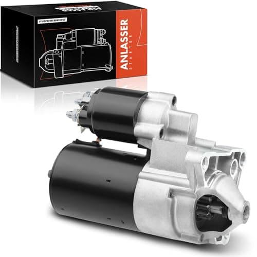 Image of Frankberg Starter Motor Compatible with Clio 2000-2014 Espace 1998-2024 Laguna 1995-2015 M.e.g.a.n.e 1999-2024 Scénic 1999-2015 Trafic II 2001-2024 Replace# 7700115294