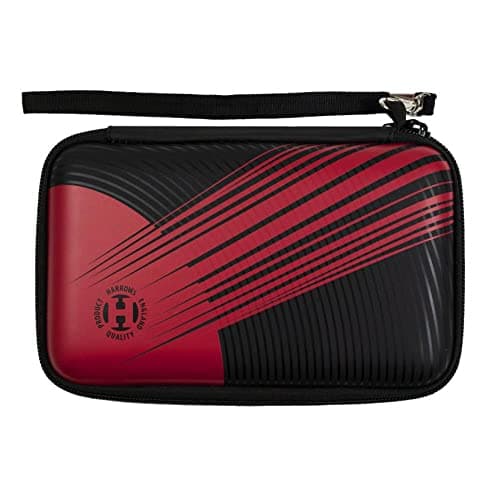 Image of Harrows Darts Case Blaze Pro 6 - Holds 6 Fully Assembled Darts - Protective EVA Material - Professional Dart Accessories - Holds 6 Darts Fully Assembled (Fire Red)
