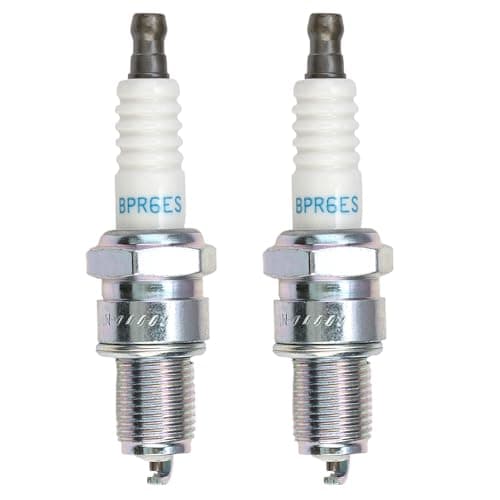 Image of 2 Pack BPR6ES 7822 Spark Plugs OEM Standard Replacement, Ignition Plug for GX120 Engines Smooth Operation Fuel Efficiency Compatible with Go Karts Motorcycles ATVs Generators Small Petrol Engines