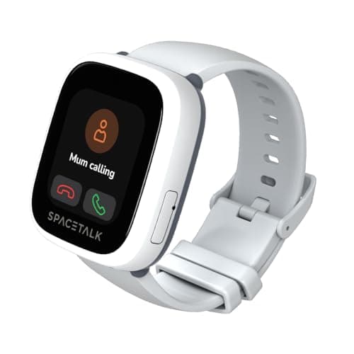 Image of SPACETALK Loop Smartwatch (Frost) | Kids Smart Watch with 4G, GPS, Text & Voice Calling | 2MP Camera | Splashproof | Sim Included | Tough Screen | *Mobile Plan Required (Sold Separately)*