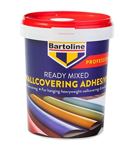Image of Bartoline Ready Mixed Wallpaper Adhesive 1kg – Extra Strong PVA & Starch Paste, High Grab & Slip, For Vinyl, Fabric, Textiles & Polystyrene Wallcoverings