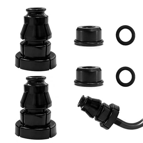 Image of 6Pcs Clutch Master Cylinder Repair Kit for VW Golf/Polo/Jetta/Skoda, Oil Seal/Pipe Gasket/Plastic Piston Set, Leak-Proof Sealing, Lightweight Wear-Resistant Plastic, OE 1K0798741