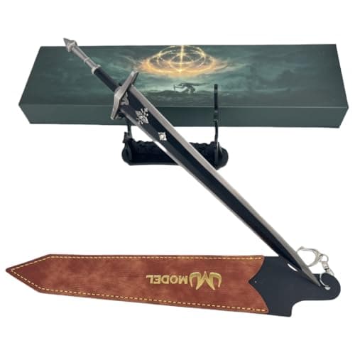 Image of Superbuybox Game Elden Ring DLC Shadow of The Erdtree Greatsword of Solitude Giftbox Martial Arts Game Collection Gift Desk Decor w/Display Stand