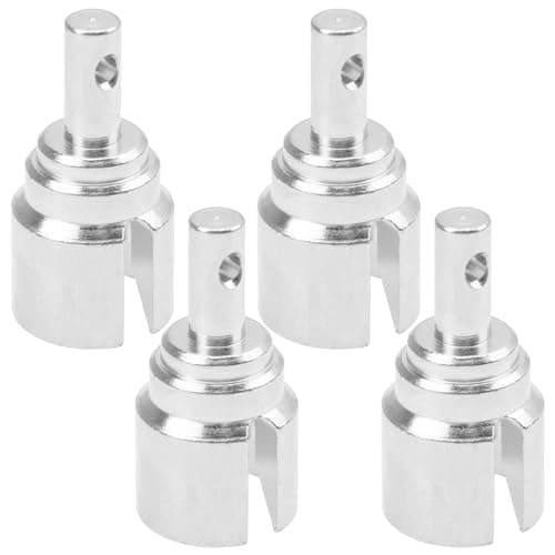 Image of ShareGoo Steel Differential Cup Output Diff. Cup Compatible with MJX Hyper Go 16208 14209 14210 14301 16421 1/14 RC Car Upgrade Parts (Silver)